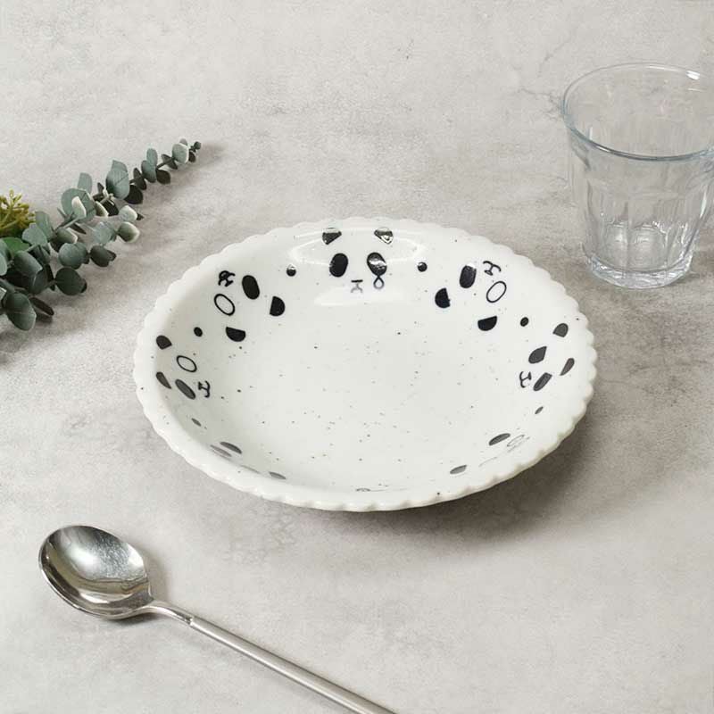 深皿 21cm きどあいらく ジョイフルミンミン