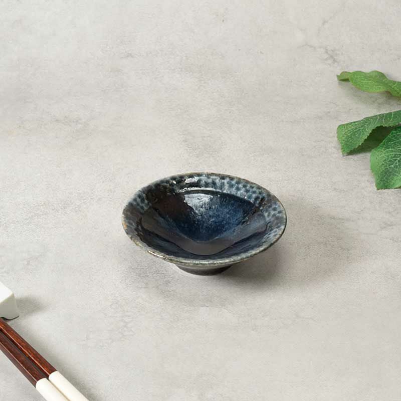 小付 10cm 槌目型 銀波 小鉢