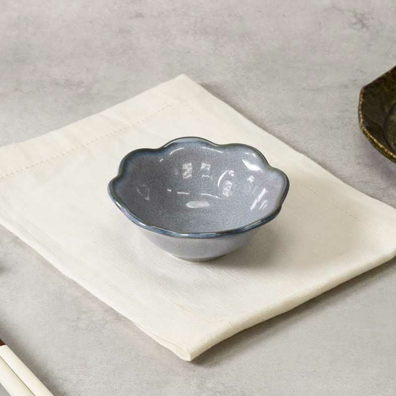 小鉢 10cm 花型 和食器 嶺花 りょうか