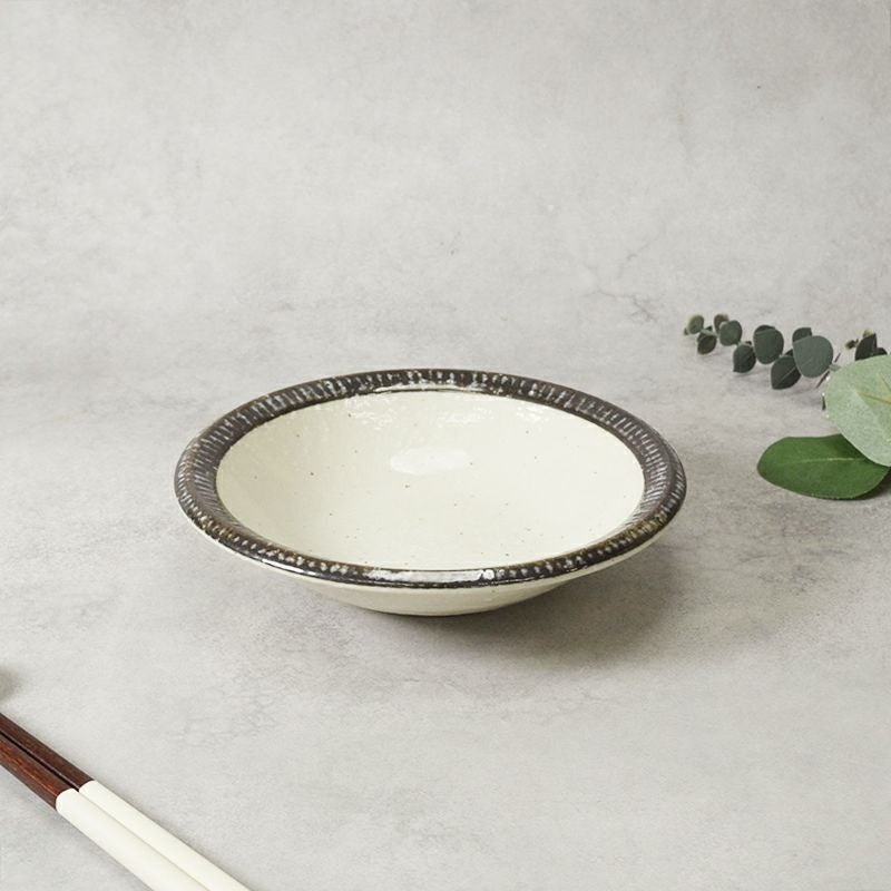 サラダボウル 17.5cm 渕十草 黒瀬