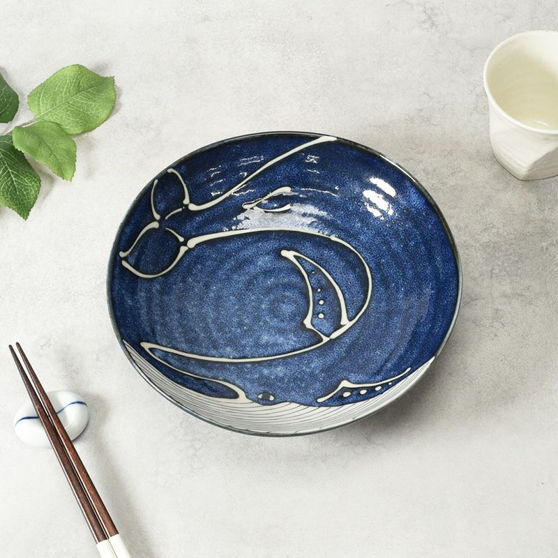 深皿 21cm 窯変くじら