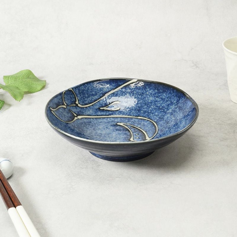 煮物鉢 17cm 窯変くじら