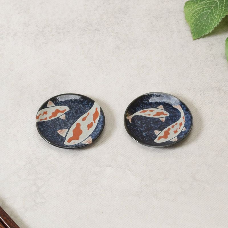 丸箸置き 4.5cm 錦鯉 Nishiki Goi round chopstick rest