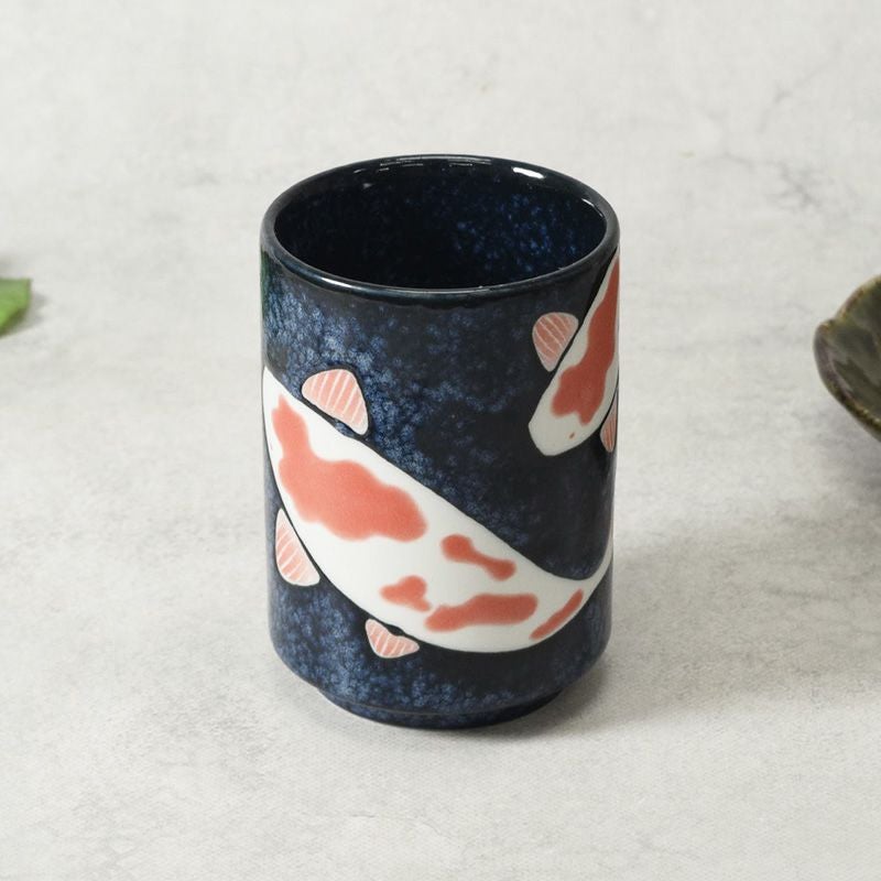 寿司湯呑 280cc 錦鯉 Nishiki Goi sushi yunomi
