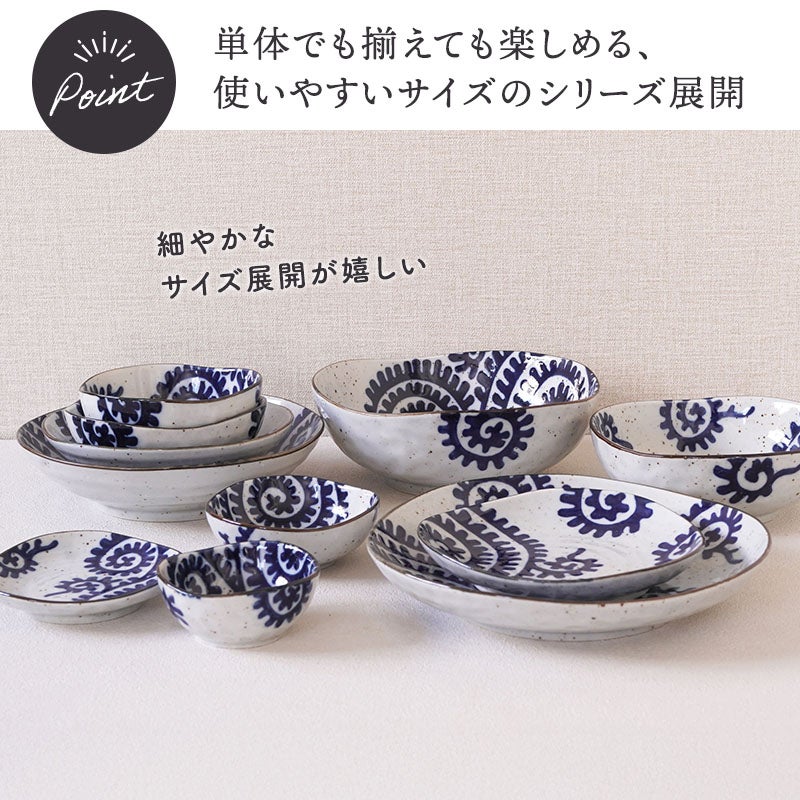 太タコ唐草が映える、粋な麺鉢