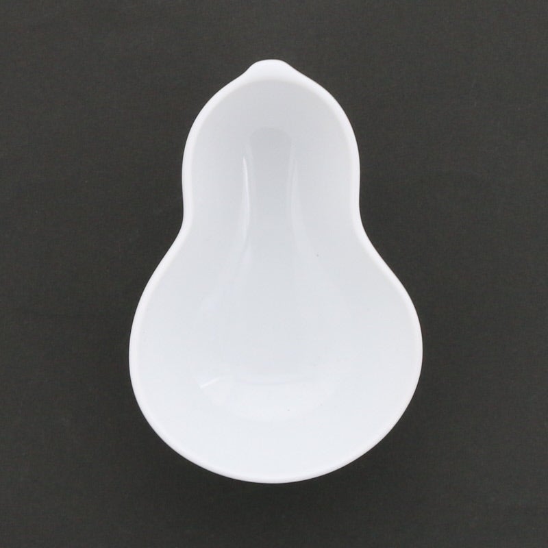 ひょうたん　白 ひょうたん形がアクセントになる上品な小鉢