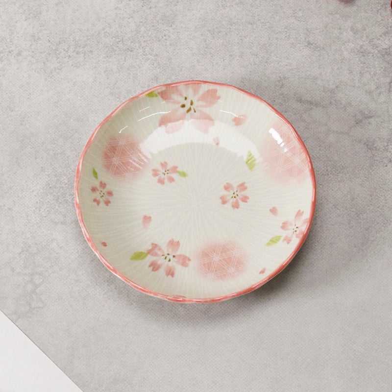 桜の小皿6組 津軽びいどろ さくらさくら sakura豆皿 | おしゃれでかわいいガラスの小皿